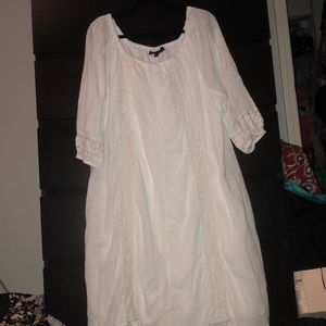 White beachy dress